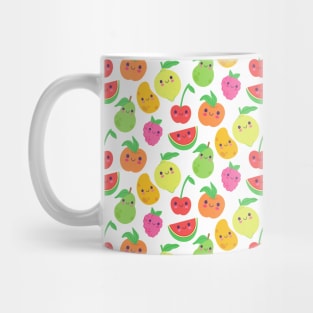 Happy Fruits - Cute Fruit Pattern Mug